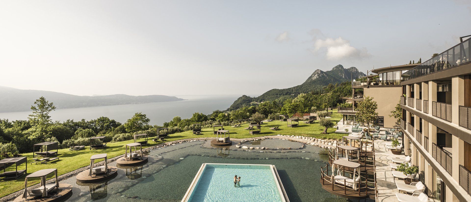 Hotel at Lake Garda with pool and lake view Hotel at Lake Garda with pool and lake view
