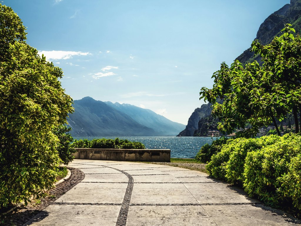 Hiking at Lake Garda